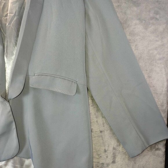 Urban Coco Womens XXL Grey Sophisticated Old Money Vintage Elegant Church Jacket - Picture 8 of 12